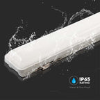 18W Solarna oprawa hermetyczna LED / Barwa:3w1 / IP65
