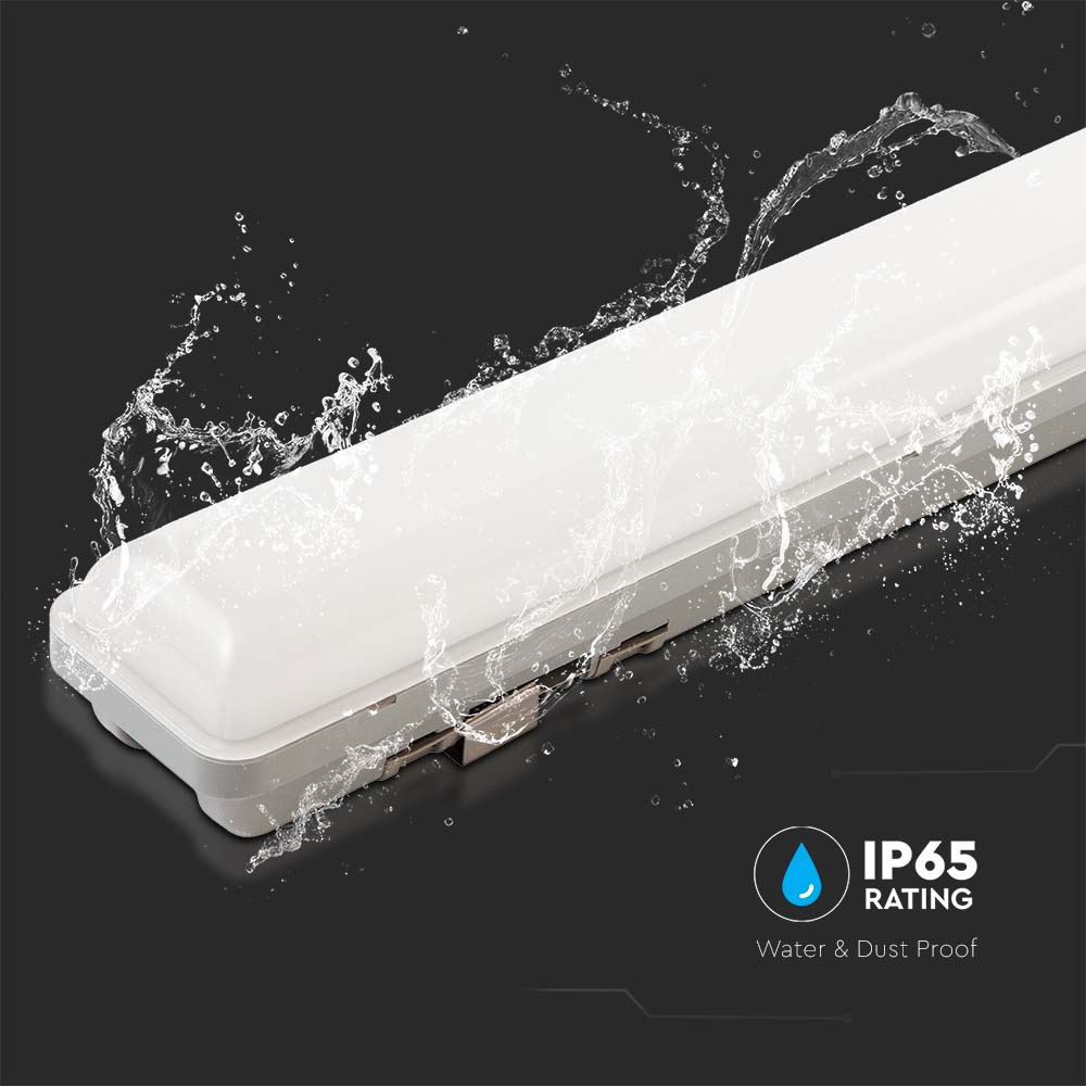 18W Solarna oprawa hermetyczna LED / Barwa:3w1 / IP65