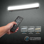18W Solarna oprawa hermetyczna LED / Barwa:3w1 / IP65