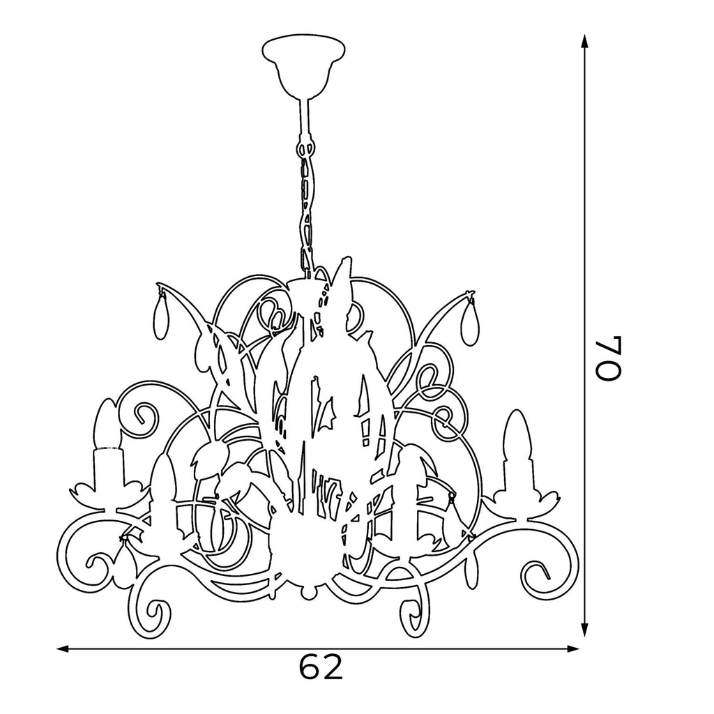 żyrandol Luce 5xE14