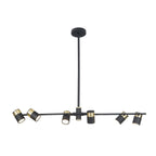 Maxlight Lampa wisząca Puma - Metal - Złoty + czarny P0409