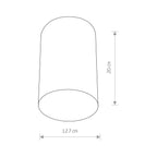 Nowodvorski Lampa downlights natynkowa POINT PLEXI L 1x20W 50/60Hz - Stal lakierowana - Czarny 6530