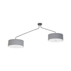 Nowodvorski Lampa przysufitowa HAWK 25W only LED 50/60Hz - Tkanina - Szary