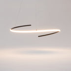 Maytoni Lampa wisząca Curve - Aluminium - Czarny MOD242PL-L33BK
