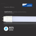 22W Świetlówka LED PLASTIK 150 cm / Chip SAMSUNG / Barwa:4000K