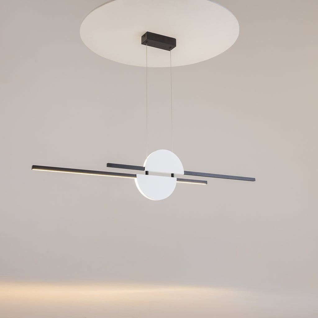 Maytoni Lampa wisząca Skyline - Aluminium - Czarny MOD179PL-L26W4K