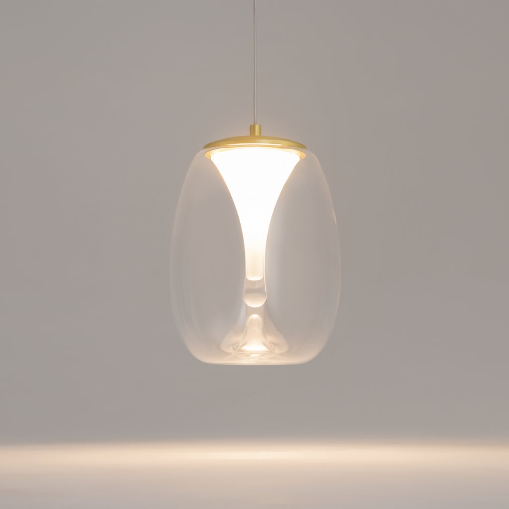 Maytoni Lampa wisząca Splash - Aluminium - Złoty MOD282PL-L8G3K1