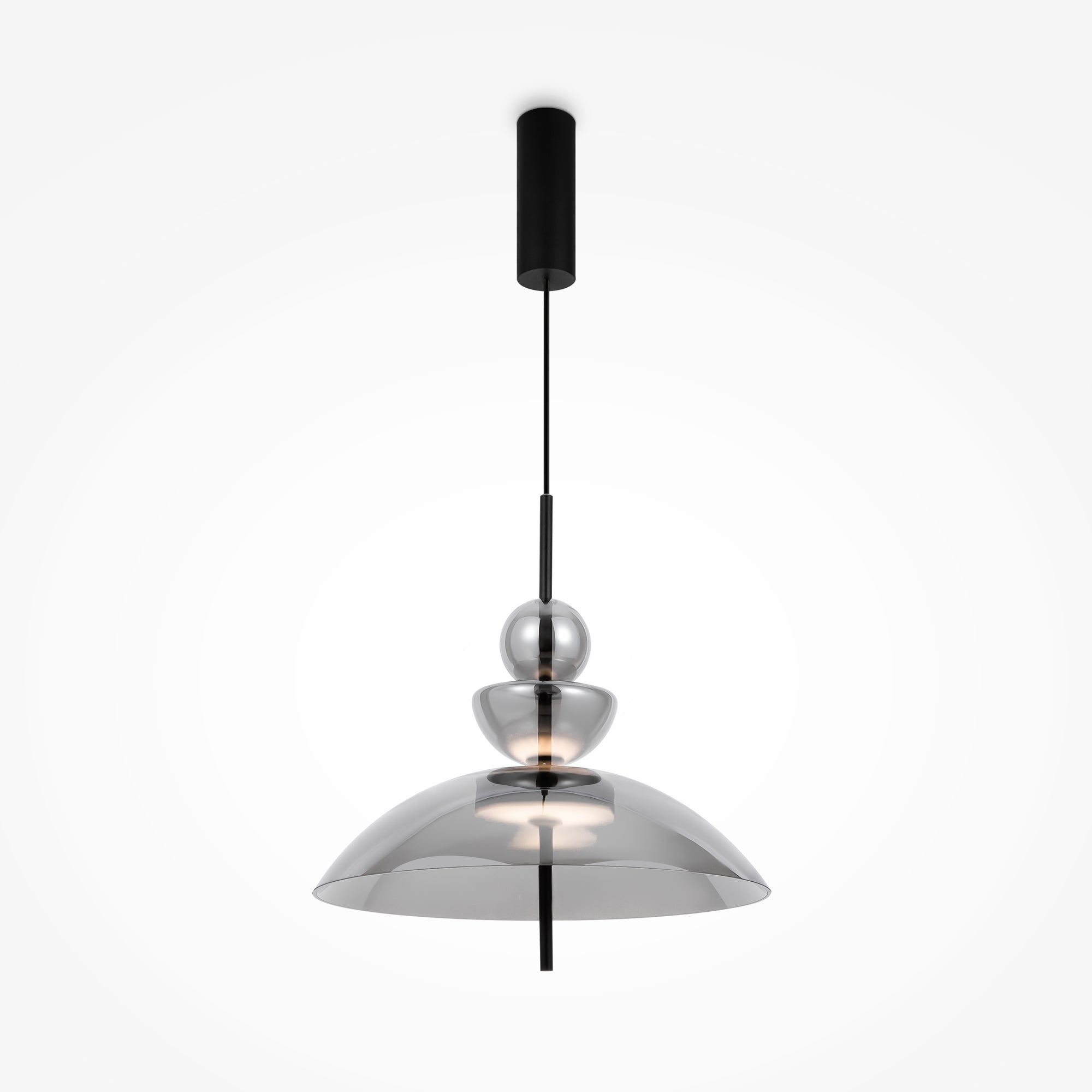 Maytoni Lampa wisząca Bangkok - Metal - Czarny MOD185PL-L6B3K6
