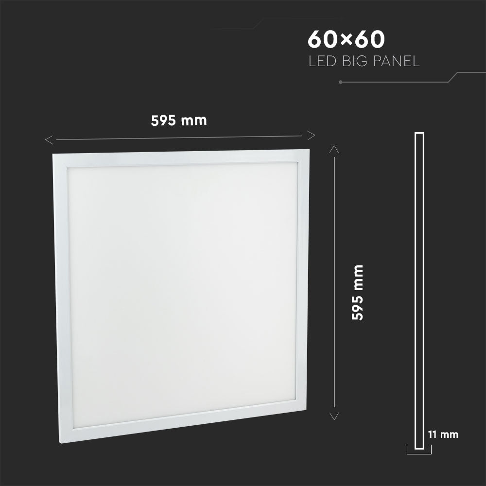 40W Panel LED 600x600mm / Barwa:4000K / IP65 / Opakowanie: 6szt.