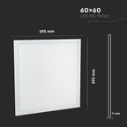 40W Panel LED 600x600mm / Barwa:4000K / IP65 / Opakowanie: 6szt.