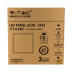 40W Panel LED 600x600mm / Barwa:6400K / IP65 / Opakowanie: 6szt.