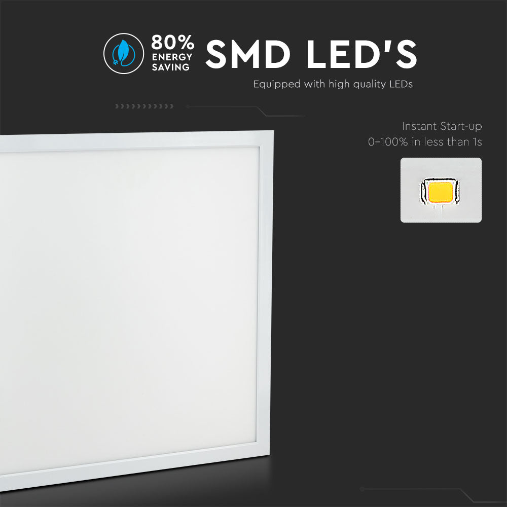40W Panel LED 600x600mm / Barwa:6400K / IP65 / Opakowanie: 6szt.