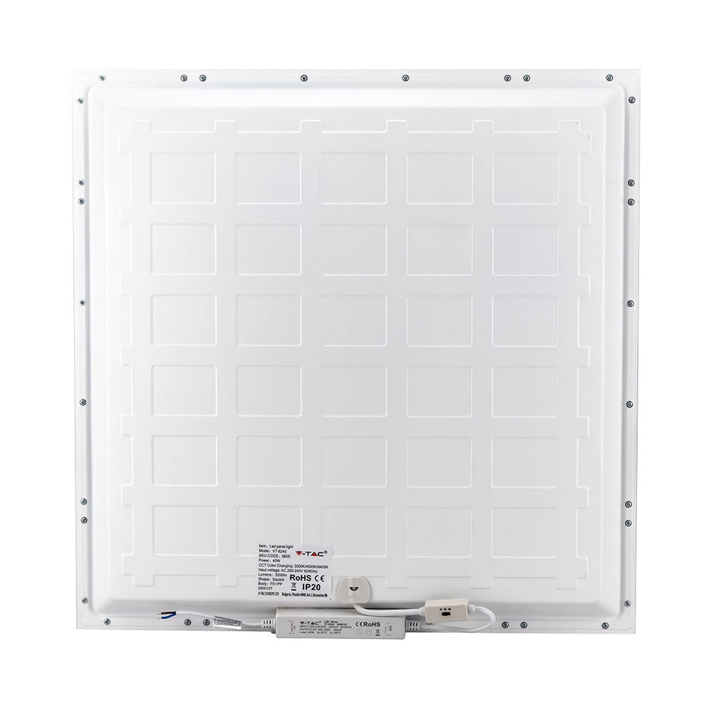 40W Panel LED 600x600mm / Barwa: 3w1 / Opakowanie:6 szt.