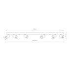 Nowodvorski Reflektorek / Spot EYE SPOT 6x10W only LED 50/60Hz - Stal lakierowana - Grafitowy 6610