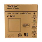 40W Panel LED 600x600mm / Barwa:6400K / 5 Lat gwarancji / Opakowanie: 6szt.