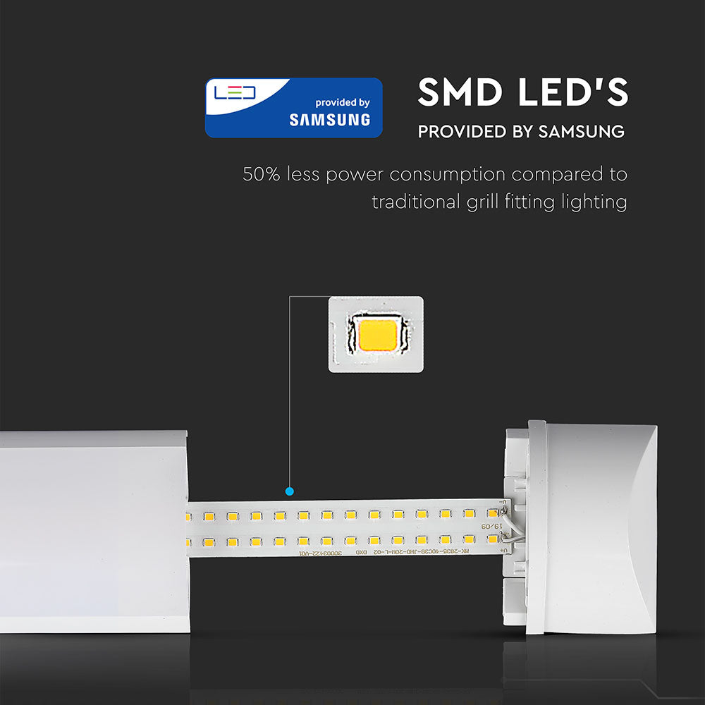 40W Belka oświetleniowa LED 120cm / Chip SAMSUNG Barwa:6400K