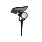 2W Oprawa ogrodowa solarna / Barwa:3000K / IP65 / Obudowa: Czarny