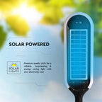 5W Solarny słupek ogrodowy z czujnikiem ruchu / Barwa:4000K / Obudowa: Czarna
