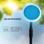 3W Solarny słupek ogrodowy / Barwa:4000K / Obudowa: Czarna / Opakowanie 2szt.