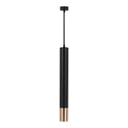 Lampa wisząca / Trzonek:GU10 / Okrągła / Czarna / Złota