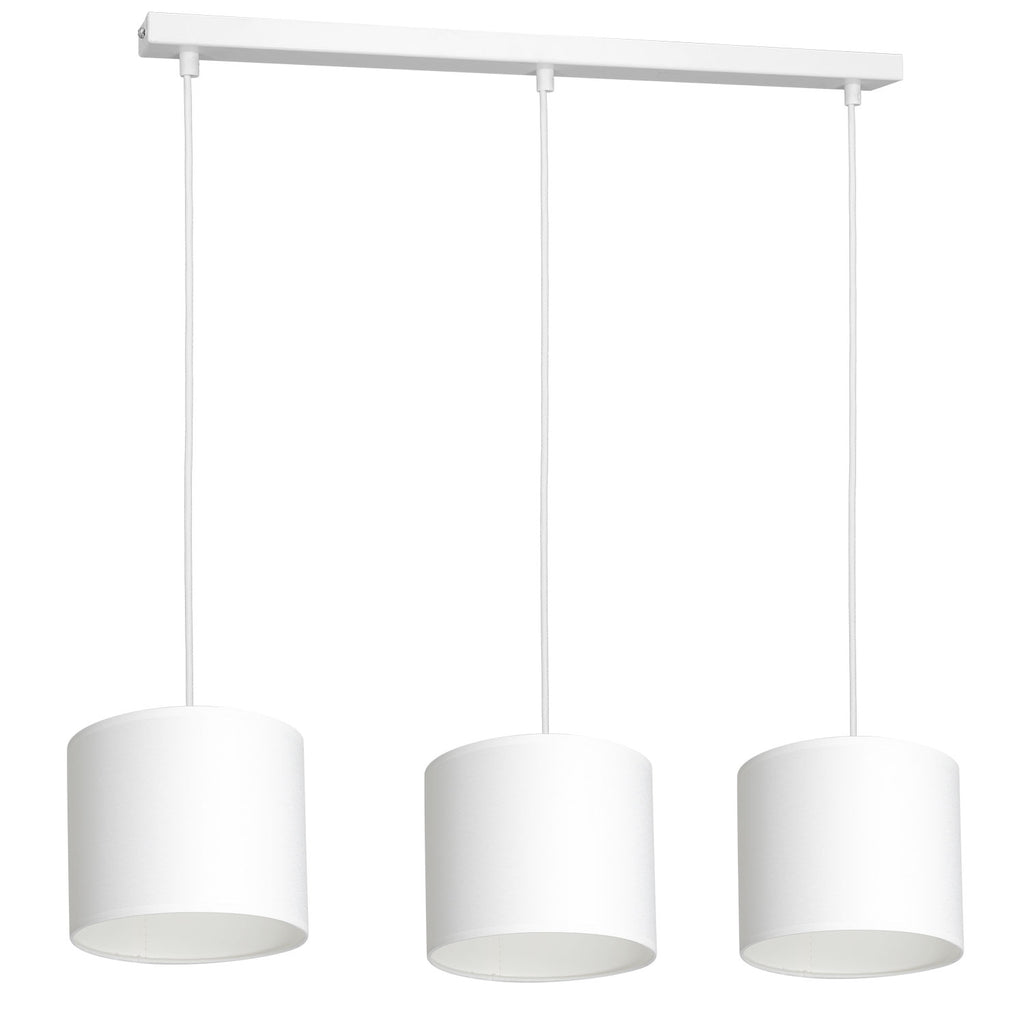 żyrandol Arden listwa, white, cylinder shade dia 180, h 150 white 3xE27