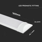 60W Belka oświetleniowa LED 180cm / Chip SAMSUNG Barwa:4000K