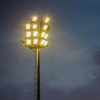 30W Naświetlacz LED SMD / Barwa:3000K / Obudowa: Czarna / Skuteczność 150lm/W