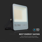 30W Naświetlacz LED SMD / Barwa:3000K / Obudowa: Czarna / Skuteczność 150lm/W