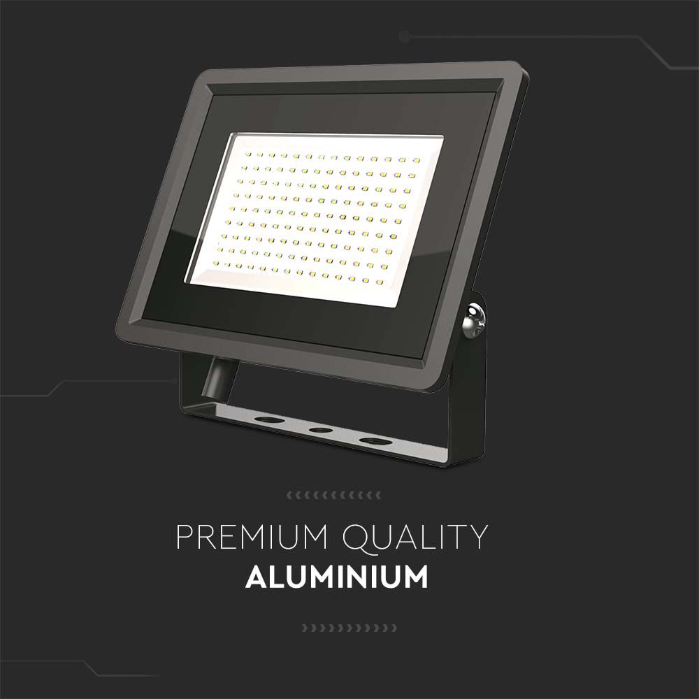 100W Naświetlacz LED / Seria: F-Class / Barwa:3000K / Obudowa: Czarna