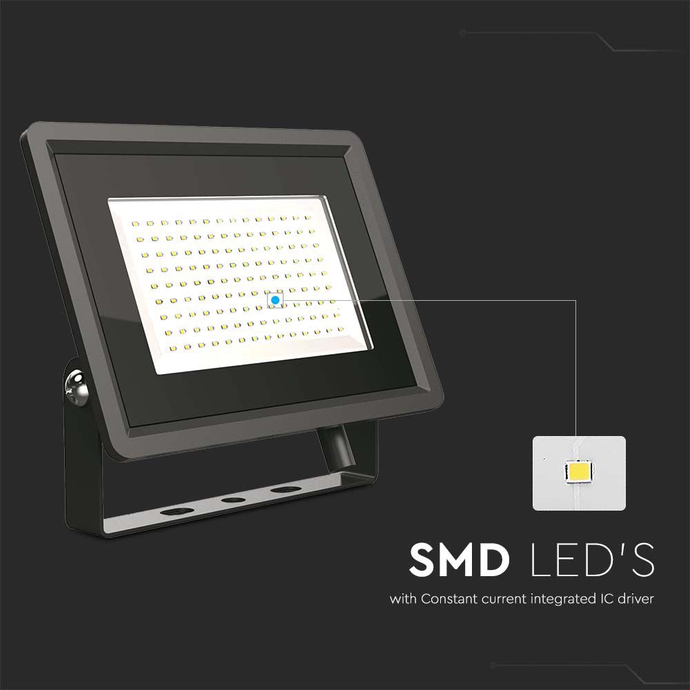 100W Naświetlacz LED / Seria: F-Class / Barwa:4000K / Obudowa: Czarna