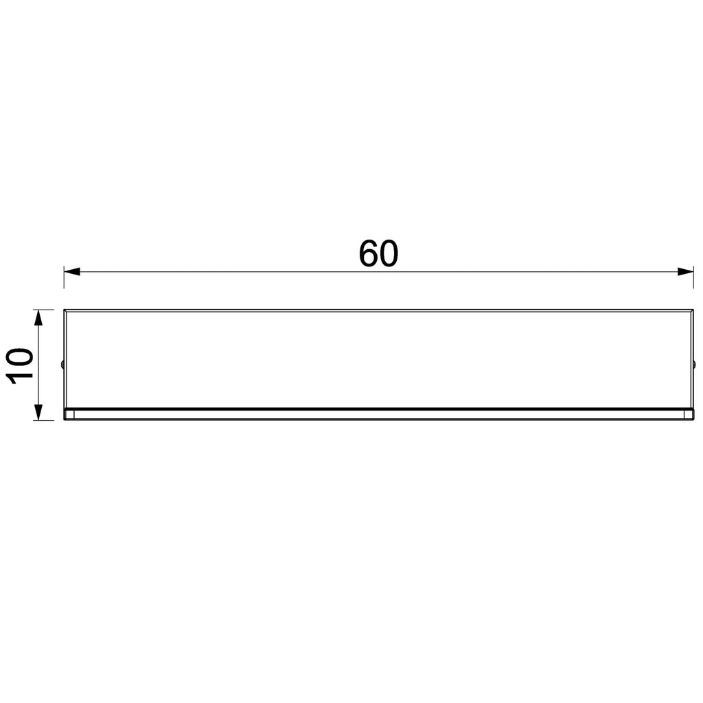 wall mounted shelf with 2 x LED decoration light
