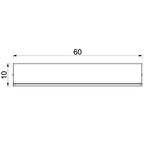 wall mounted shelf with 2 x LED decoration light