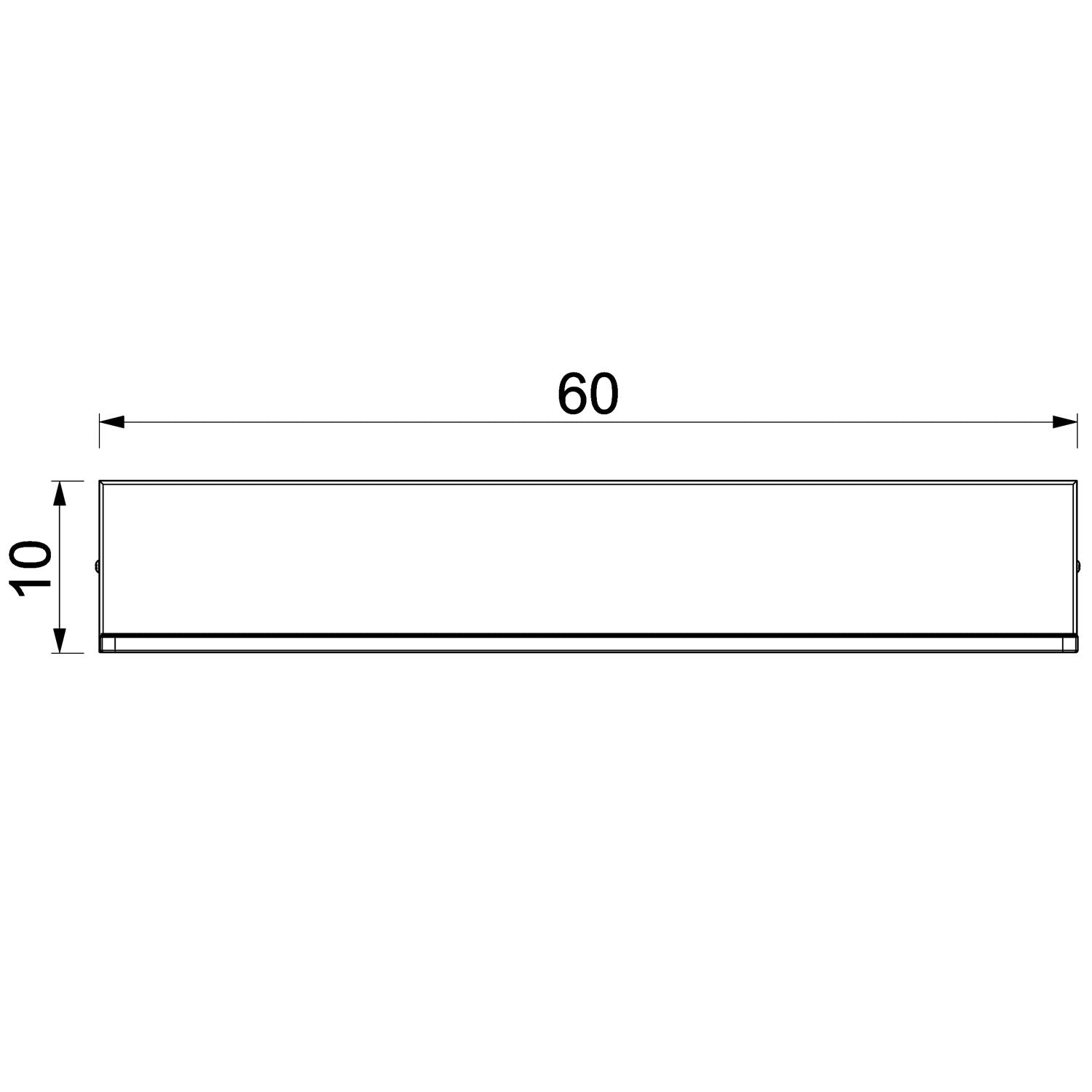 wall mounted shelf with 2 x LED decoration light