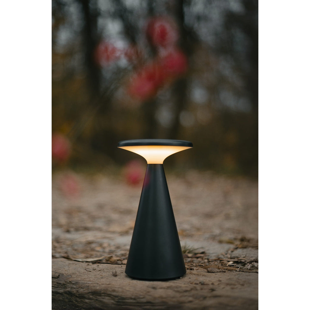 Maxlight Lampa stołowa Funghi - Plastik - Czarny T0063