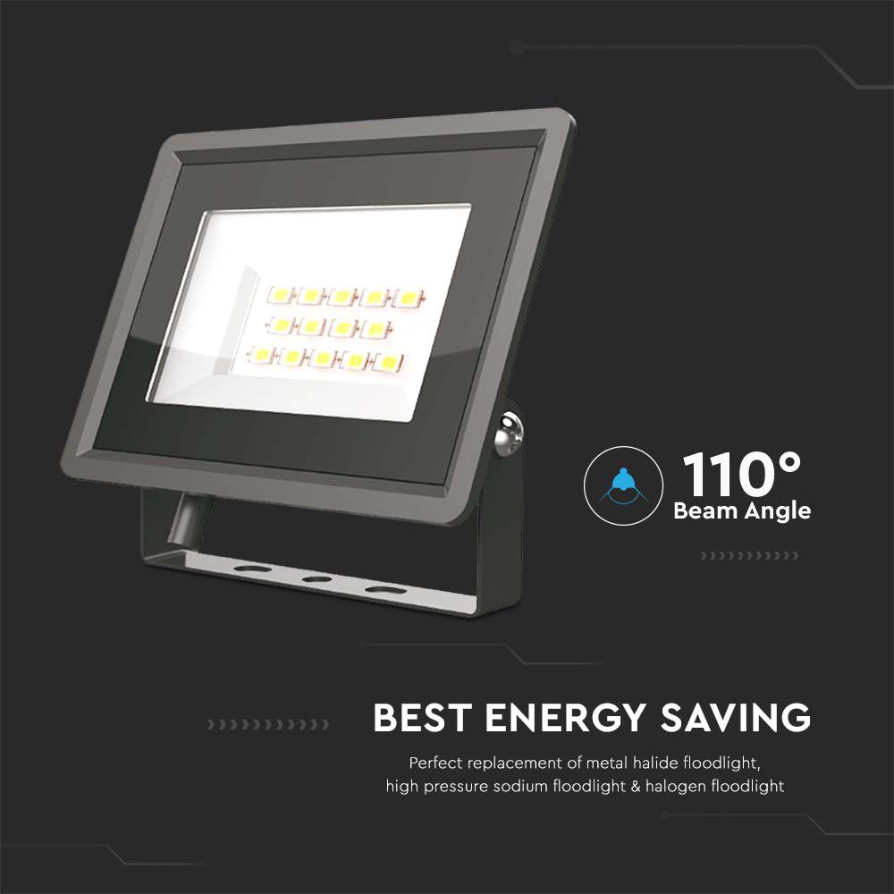 10W Naświetlacz LED / Seria: F-Class / Barwa:4000K / Obudowa: Czarna