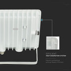10W Naświetlacz LED / Seria: F-Class / Barwa:6500K / Obudowa: Biała
