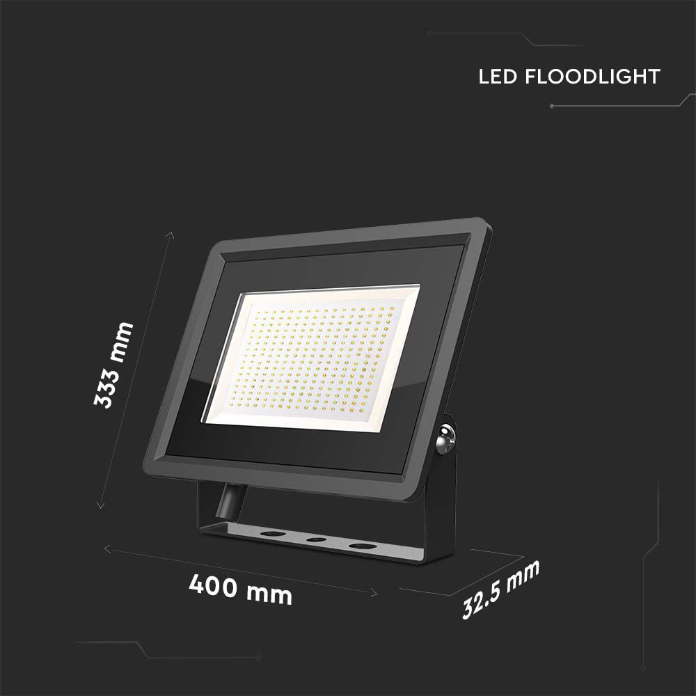 200W Naświetlacz LED / Seria: F-Class / Barwa:6500K / Obudowa: Czarna