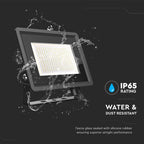 200W Naświetlacz LED / Seria: F-Class / Barwa:4000K / Obudowa: Czarna