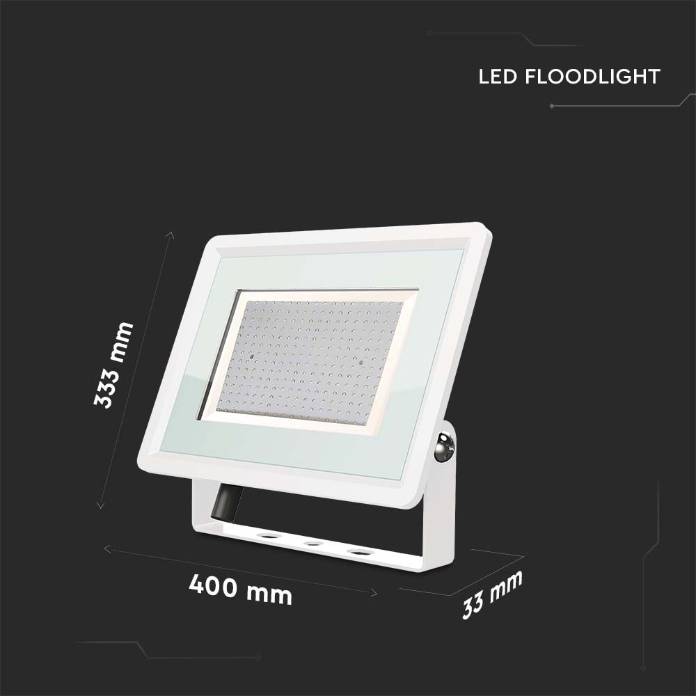 200W Naświetlacz LED / Seria: F-Class / Barwa:4000K / Obudowa: Biała