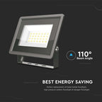 20W Naświetlacz LED / Seria: F-Class / Barwa:4000K / Obudowa: Czarna