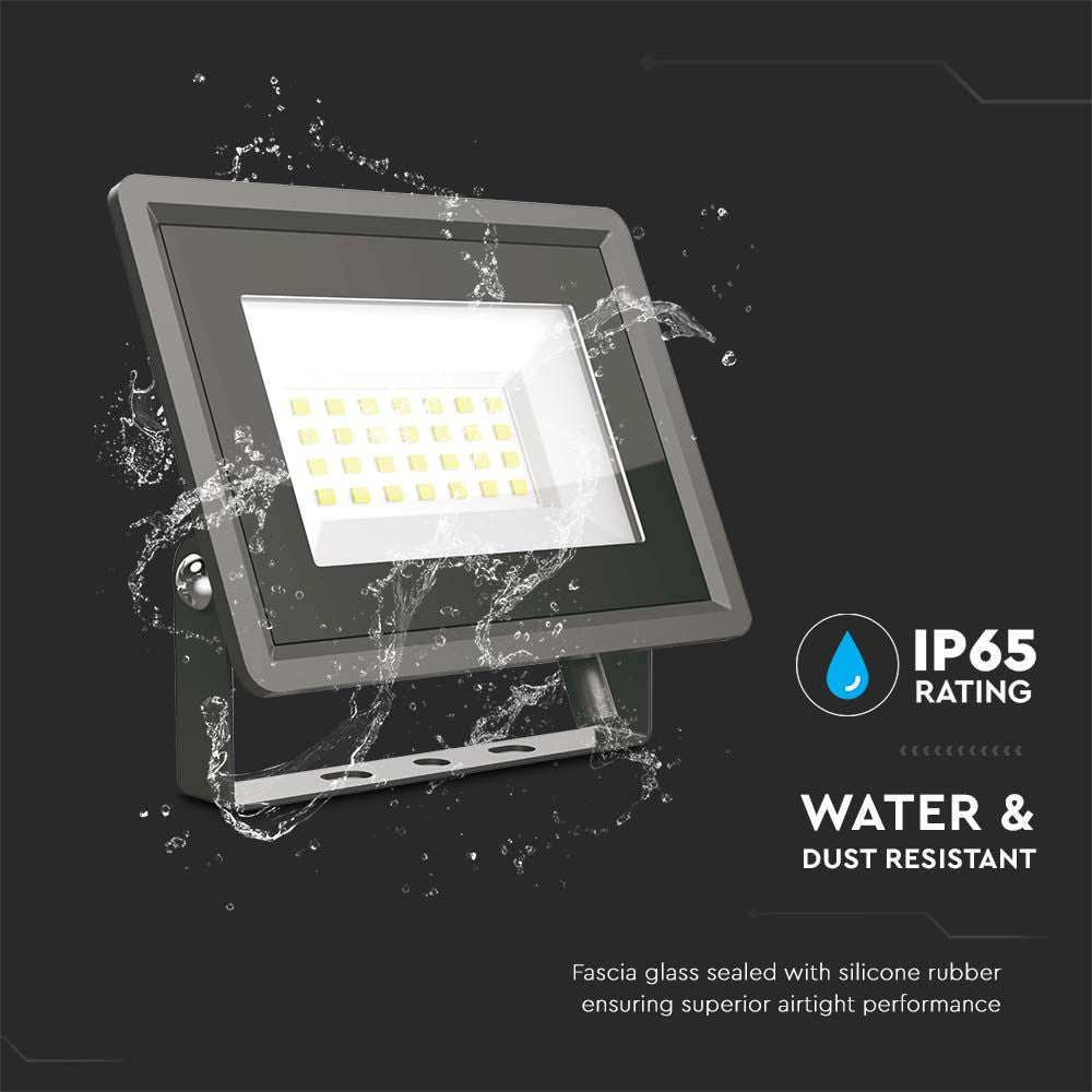 20W Naświetlacz LED / Seria: F-Class / Barwa:4000K / Obudowa: Czarna