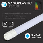22W Świetlówka LED PLASTIK 150 cm / Chip SAMSUNG / Barwa:3000K / HIGH LUMENS