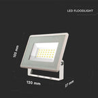 20W Naświetlacz LED / Seria: F-Class / Barwa:3000K / Obudowa: Biała