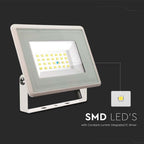20W Naświetlacz LED / Seria: F-Class / Barwa:6400K / Obudowa: Biała
