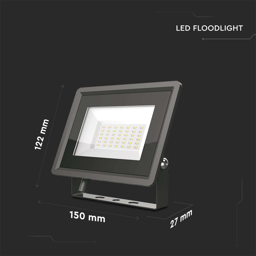 30W Naświetlacz LED / Seria: F-Class / Barwa:3000K / Obudowa: Czarna