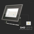 30W Naświetlacz LED / Seria: F-Class / Barwa:3000K / Obudowa: Czarna