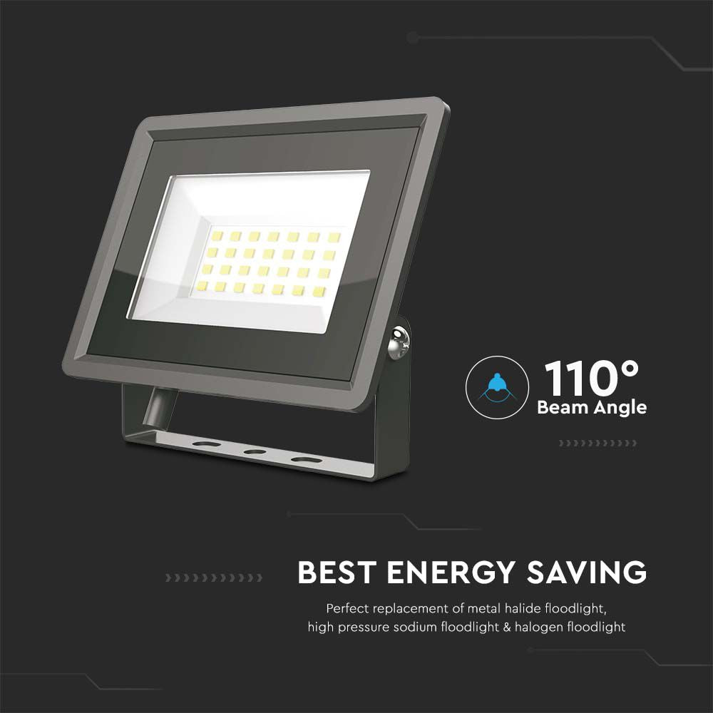 30W Naświetlacz LED / Seria: F-Class / Barwa:3000K / Obudowa: Czarna