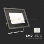 30W Naświetlacz LED / Seria: F-Class / Barwa:4000K / Obudowa: Czarna