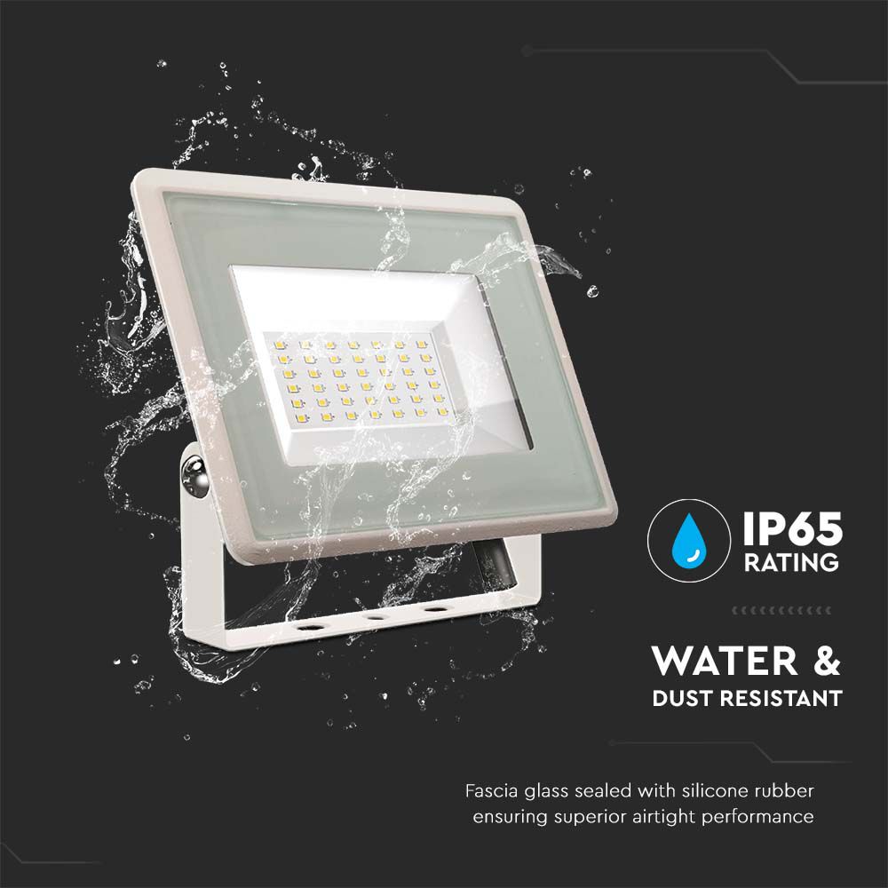 30W Naświetlacz LED / Seria: F-Class / Barwa:4000K / Obudowa: Biała