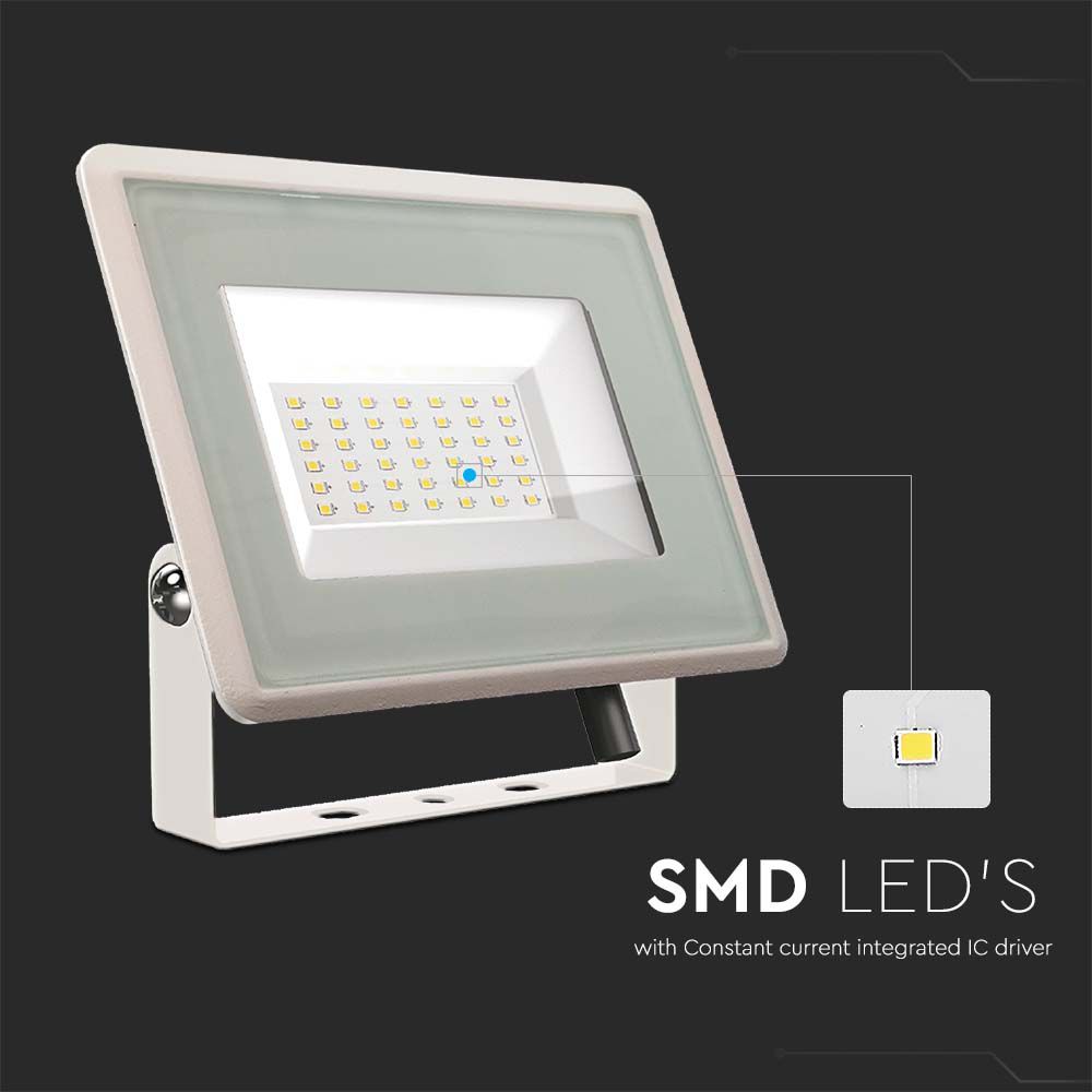 30W Naświetlacz LED / Seria: F-Class / Barwa:6500K / Obudowa: Biała